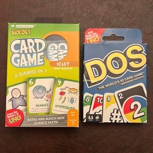 ⭐️Kids card game bundle!⭐️ DOS & Biology card game.